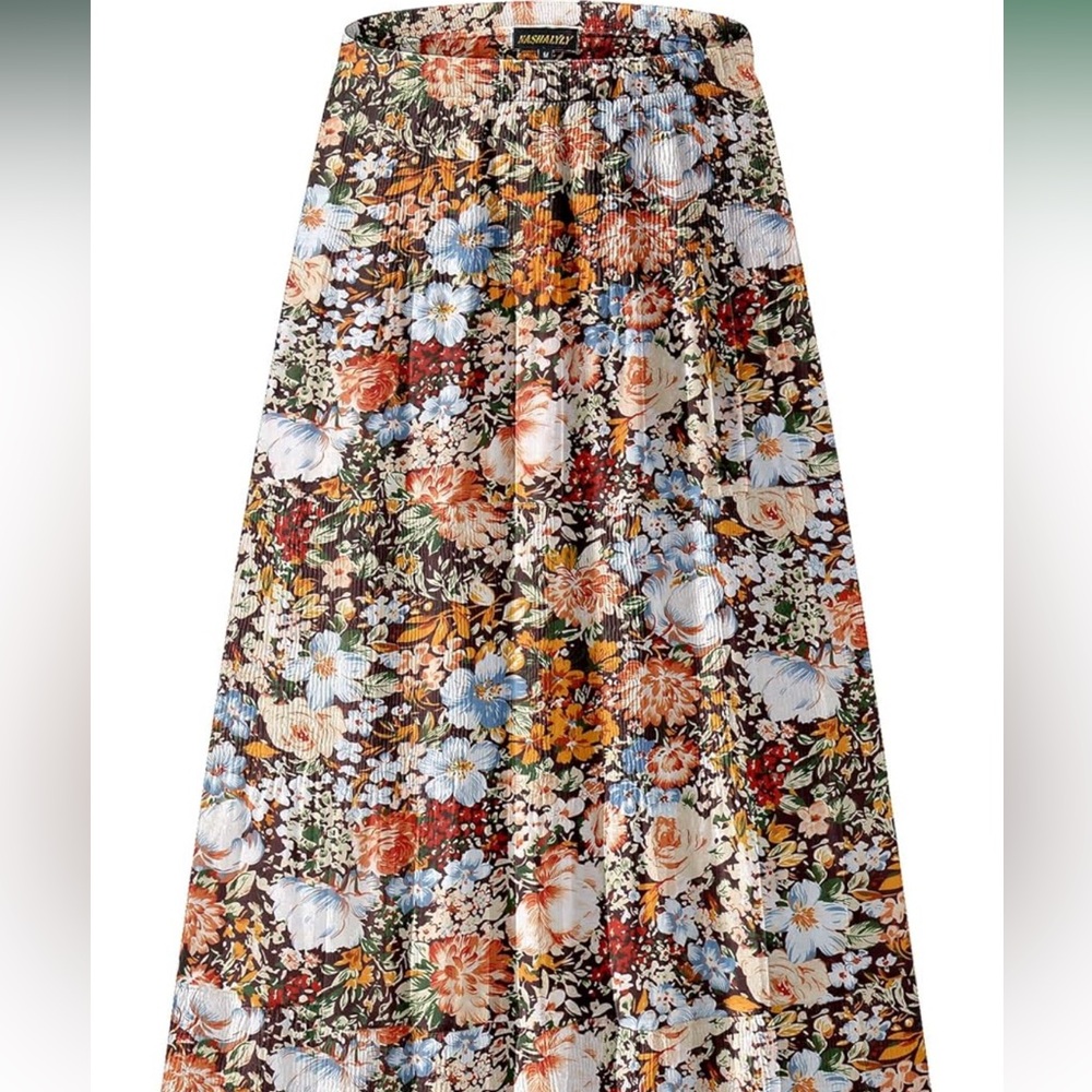 Floral Print Women's Skirt